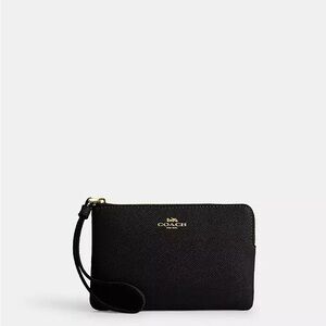 Coach Corner Zip Wristlet